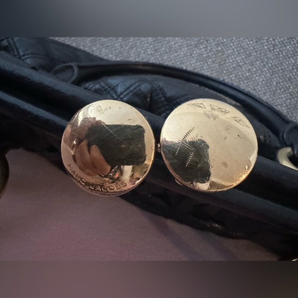 MARC JACOBS ~ ORIGINAL QUILTED LEATHER STAM BAG - Picture 9 of 11